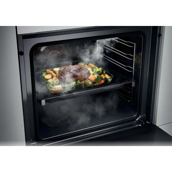 Candy CA6 NP5B3EHTX beépíthető elektromos sütő, 12 funkció, XL sütőtér 78 liter, hidrolitikus tisztítás, 59.5x56.8x59.5 cm 