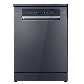Candy CF 6B4S1PA mosogatógép, 16 teríték, inverter motor, 3 kosár, Wifi, automatikus ajtónyitás, 59.7x59.8x85 cm, antracit szín 