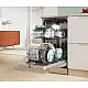 Candy CF0C7SB0FX mosogatógép, 10 teríték, automatikus ajtónyitás, inverter motor, Wifi, 44.8x60.5x84.6 cm, inox szín