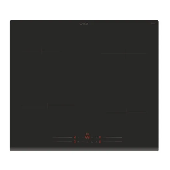 Candy CI642MCBB beépíthető indukciós kerámialap, Multislider vezérlés, 59x52x5.8 cm, fekete szín