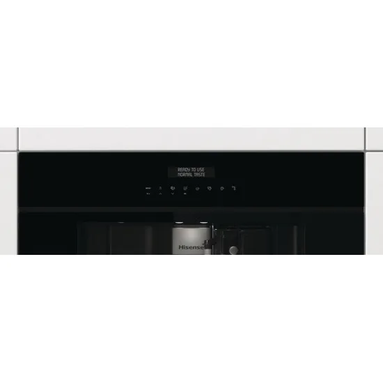 Hisense CM4340DBG beépíthető kávéfőző, 59.5x40.5x45.5 cm, fekete szín 