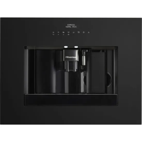 Hisense CM4340DBG beépíthető kávéfőző, 59.5x40.5x45.5 cm, fekete szín 