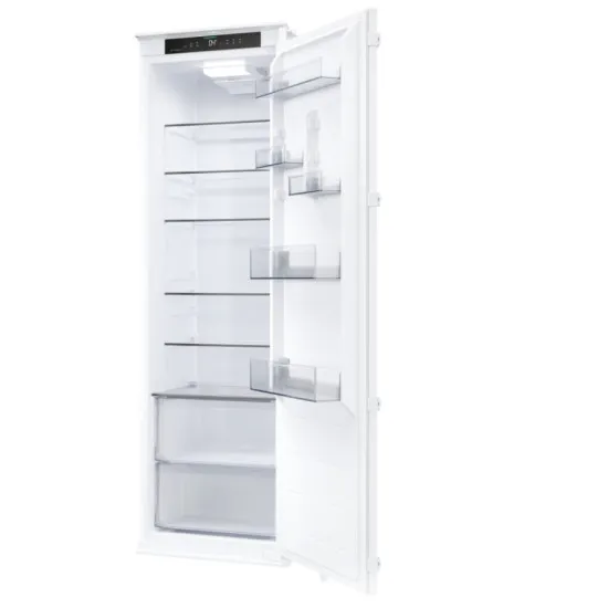 Candy CML5518EVWL beépíthető egyajtós hűtőszekrény, Wifi, 315L, 54x55x177.2 cm