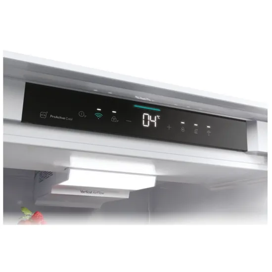 Candy CML5518EVWL beépíthető egyajtós hűtőszekrény, Wifi, 315L, 54x55x177.2 cm