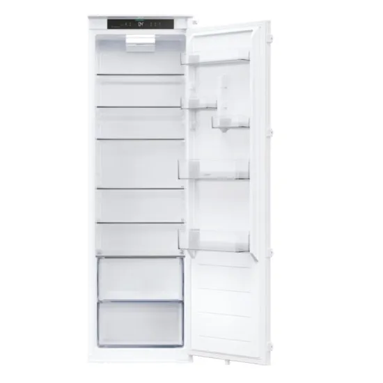 Candy CML5518EVWL beépíthető egyajtós hűtőszekrény, Wifi, 315L, 54x55x177.2 cm