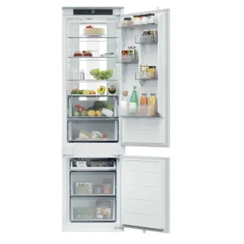 Candy CNBQT5519DW No Frost beépíthető alulfagyasztós kombinált hűtőszekrény, 211/73L, Wifi, 54x55x193.5 cm 