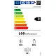 Candy CNCQ2T6S18DB Total No Frost alulfagyasztós kombinált hűtőszekrény, Wifi, 205/110L, 59.5x59.9x185 cm, fekete szín 