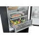 Haier CST9619DNGBW Full No Frost beépíthető alulfagyasztós kombinált hűtőszekrény, 247/137L, Wifi, 59.5x60x190.6 cm, fekete szín