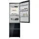 Haier CST9619DNGBW Full No Frost beépíthető alulfagyasztós kombinált hűtőszekrény, 247/137L, Wifi, 59.5x60x190.6 cm, fekete szín