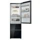 Haier CST9619DNGBW Full No Frost beépíthető alulfagyasztós kombinált hűtőszekrény, 247/137L, Wifi, 59.5x60x190.6 cm, fekete szín