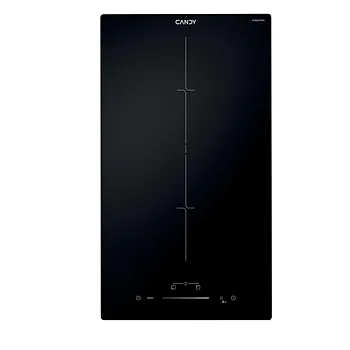 Candy CTP32SCBB beépíthető dominó indukciós kerámialap, 29x52x5.8 cm, fekete szín 