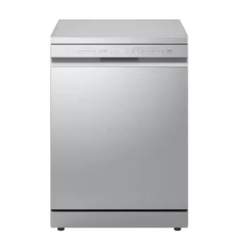 LG DF273FVS mosogatógép, 14 teríték, inverter motor, automatikus ajtónyitás, Wifi, 60x60x85 cm, hamvas ezüst szín 