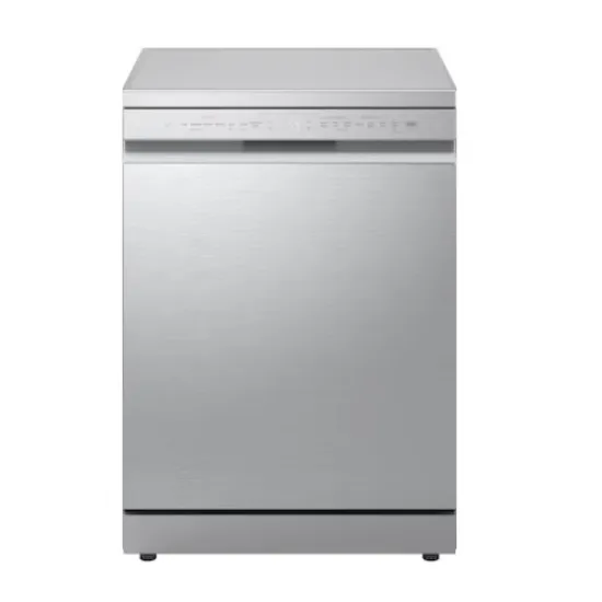 LG DF273FVS mosogatógép, 14 teríték, inverter motor, automatikus ajtónyitás, Wifi, 60x60x85 cm, hamvas ezüst szín 