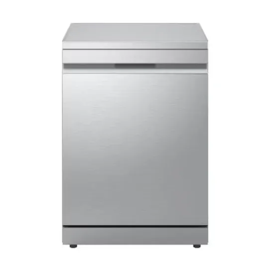 LG DF375HVS mosogatógép, 14 teríték, inverter motor, 3 kosár, automatikus ajtónyitás, 60x60x85 cm, hamvas ezüst szín 