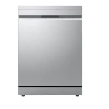 LG DF375HVS mosogatógép, 14 teríték, inverter motor, 3 kosár, automatikus ajtónyitás, 60x60x85 cm, hamvas ezüst szín 