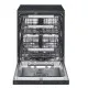 LG DF587HMS mosogatógép, 14 teríték, inverter motor, 3 kosár, automatikus ajtónyitás, 60x60x85 cm, matt fekete szín 