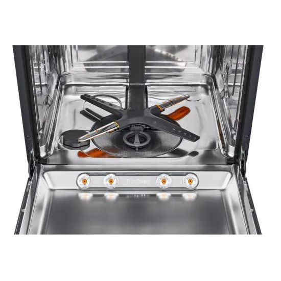 LG DF587HMS mosogatógép, 14 teríték, inverter motor, 3 kosár, automatikus ajtónyitás, 60x60x85 cm, matt fekete szín 