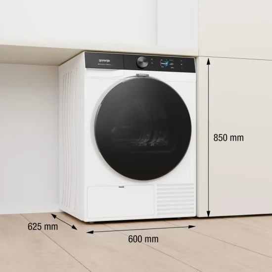 Gorenje DG81DP hőszivattyús szárítógép, 10 kg, Wifi, inverter motor, 60x62.5x85 cm