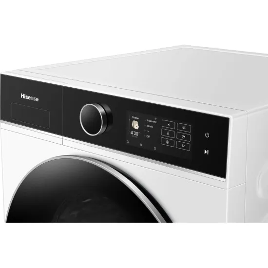 Hisense DH5I104BWAB hőszivattyús szárítógép, 10 kg, Wifi, gőz, inverter motor, 59.5x64x84.5 cm 
