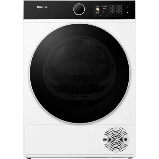 Hisense DH5I104BWAB hőszivattyús szárítógép, 10 kg, Wifi, gőz, inverter motor, 59.5x64x84.5 cm 
