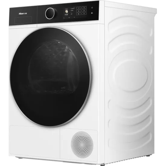 Hisense DH5I104BWAB hőszivattyús szárítógép, 10 kg, Wifi, gőz, inverter motor, 59.5x64x84.5 cm 