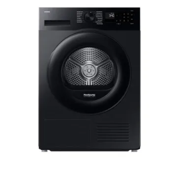 Samsung DV90DG52A0ABLE hőszivattyús szárítógép, 9 kg, Wifi, inverter motor, 60x65x85 cm, fekete szín 