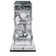 Samsung DW50DG450B00LE teljesen beépíthető mosogatógép, 10 teríték, 3 kosár, automatikus ajtónyitás, 45x55x82 cm