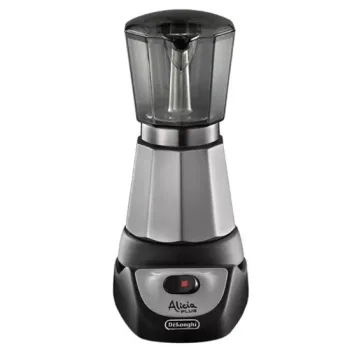 DeLonghi EMKM4.B elektromos kotyogós kávéfőző 4 személyes, fekete/inox szín