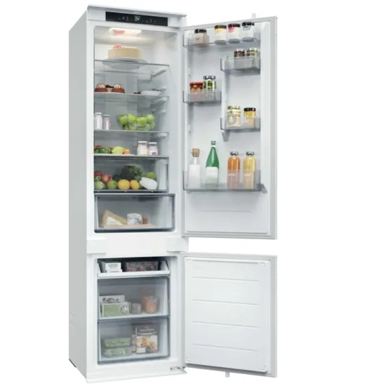 Candy ECNBQT3519EW Total No Frost beépíthető alulfagyasztós kombinált hűtőszekrény, Wifi, 211/73L, 54x55x193.5 cm