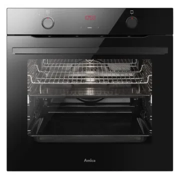 Amica ED37614B X-Type Steam beépíthető sütő, 77L, 59.5x57x5x59.5 cm, fekete szín 