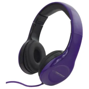 Esperanza Soul sztereo audio fejhallgató, lila szín, EH138V