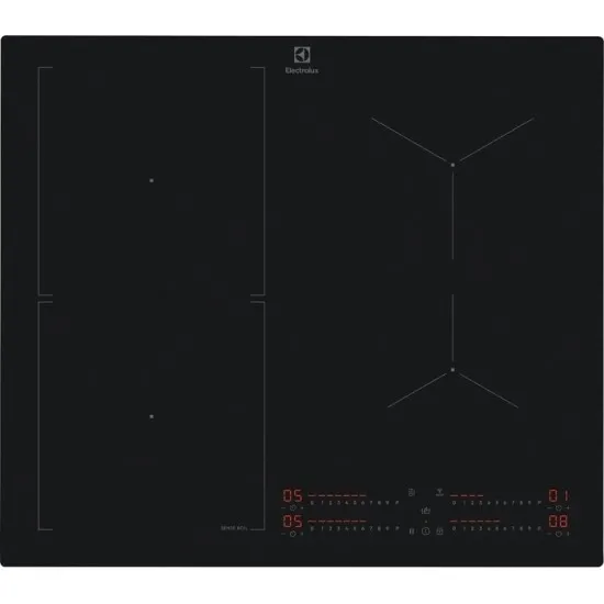 Electrolux EIS62453IT beépíthető indukciós kerámialap, 58x51x4.4 cm, fekete szín 