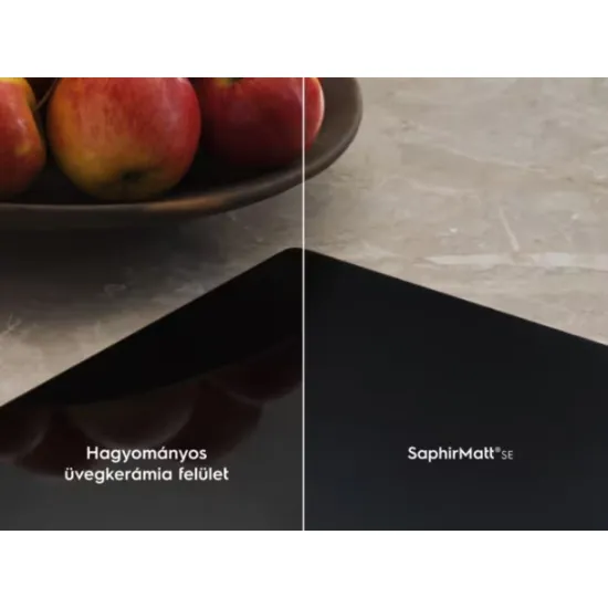 Electrolux EIV63443CT beépíthető indukciós kerámialap, Bridge összekapcsolható főzőzóna, 59x52x4.4 cm, matt fekete szín 