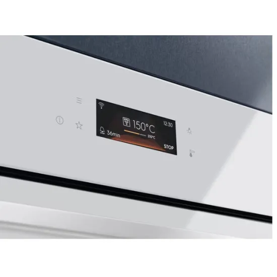 Electrolux EOE8P39WV beépíthető sütő, 72L, Wifi, pirolitikus tisztítás, 59.6x56.9x59.4 cm, fehér szín