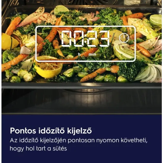 Electrolux EOF5F50BX beépíthető sütő, 65L, 59.4x56x58.9 cm, inox szín 