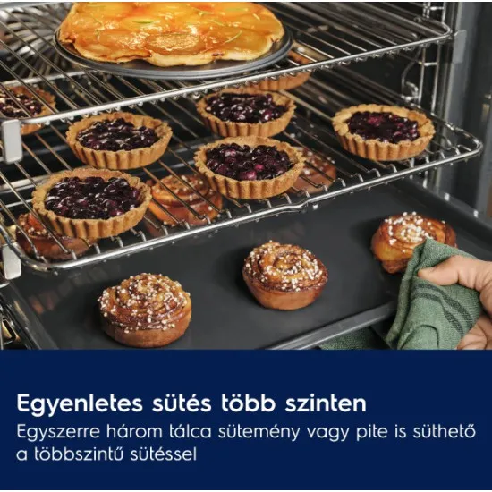 Electrolux EOF5F50BX beépíthető sütő, 65L, 59.4x56x58.9 cm, inox szín 
