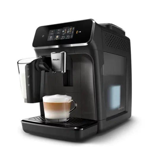 Philips EP2334/10 Series 2300 automata kávéfőző, 1500W, 1.8L, fekete és fényes kasmírszürke szín 