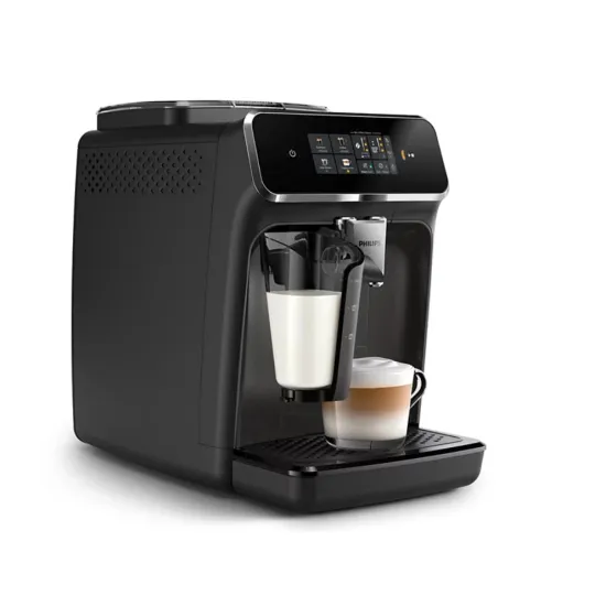 Philips EP2334/10 Series 2300 automata kávéfőző, 1500W, 1.8L, fekete és fényes kasmírszürke szín 
