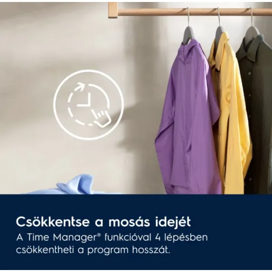 Electrolux EW6F8482E elöltöltős mosógép, 8 kg, inverter motor, gőz, 59.6x57.6x84.7 cm