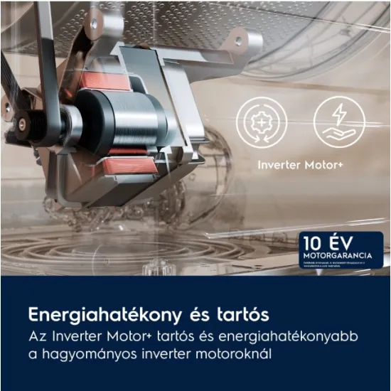 Electrolux EW6F8482E elöltöltős mosógép, 8 kg, inverter motor, gőz, 59.6x57.6x84.7 cm
