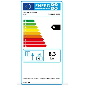 Termo Elegant Luxx N íves kandalló (bézs) 8.3kW 