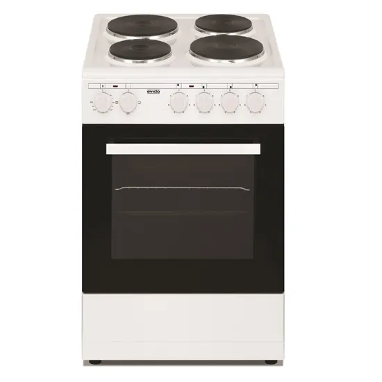 EVIDO FOEE55W.1 Free EE55W elektromos tűzhely vasmagos főzőlappal, 48L, 49.8x55.5x86 cm