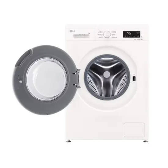 LG F2X10S7NWH elöltöltős mosógép, 7 kg, Wifi, gőz, inverter motor, 60x44x85 cm