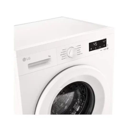 LG F2X10S7NWH elöltöltős mosógép, 7 kg, Wifi, gőz, inverter motor, 60x44x85 cm