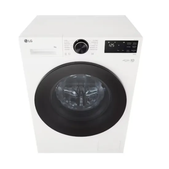 LG F2X50S9TWB elöltöltős mosógép, 9 kg, gőz, inverter motor, 60x48x85 cm