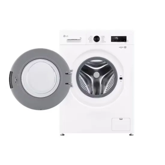 LG F4X1009NWK elöltöltős mosógép, 9 kg, Wifi, gőz, inverter motor, 60x55x85 cm 