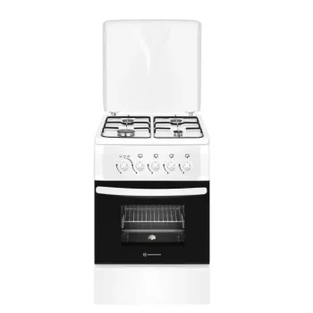 Novacook F5S40G1W LPG gáztűzhely PB palackos felhasználásra gyártott, reduktorral tömlővel szerelt tűzhely 50x55x87 cm, 55 liter sütőtér