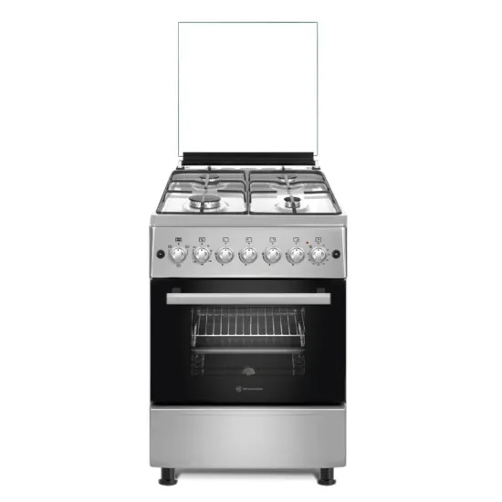 Novacook F6B40EF INX kombinált tűzhely,inox,56L, 57x58x87 cm 