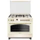Novacook F9S50E6 kombinált tűzhely, 90x60x87 cm, krém/retro bézs szín