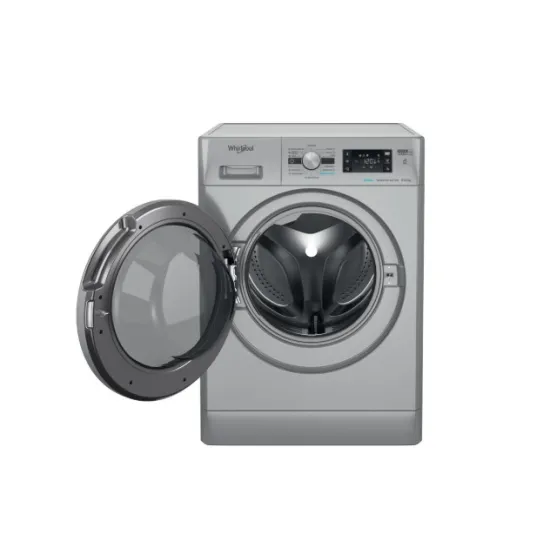 Whirlpool FFWDB964489SBSVEE mosó-szárítógép, 9/6 kg, gőz, inverter motor, 59.5x54x85 cm, ezüst szín